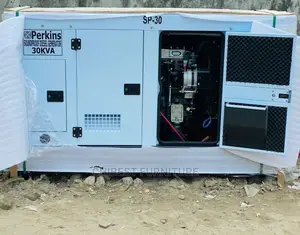 30kva Perkins Soundproof Diesel Generator, 100% Copper Coil.