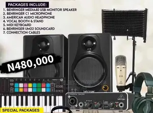 Behringer Complete Recording Studio Equipment