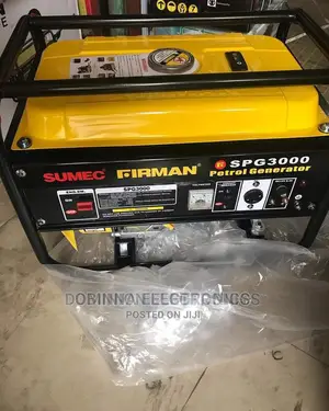 New Sumec Firman (SPG3000) 2.8kva Manual Start Gasoline Generator.
