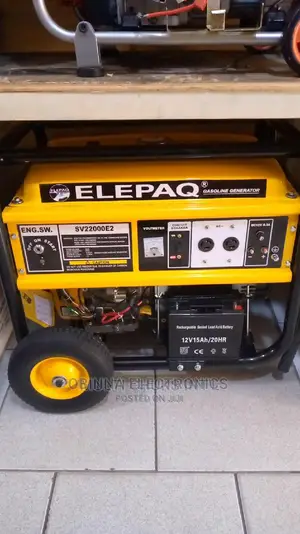 New Elepaq Constant SV22000E2 9kva Gasoline Generator.