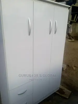 Brand NEW Classic 3 Doors White Wardrobe