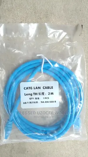 2m Rj45 Fast Gigabit Cat6 Network Lan Superspeed Cable