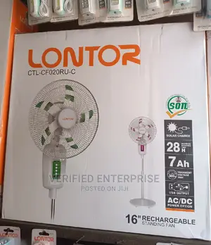Lontor Rechargeable Fan - 16 Inches