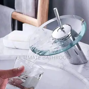Glass Fountain Basin Mixer Tap
