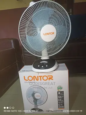 12 Rechargeable Table Fan Lontor