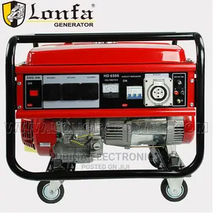 Brand New(Lonta)Generator 6.5kva/ Copper Coil/Red Colour/