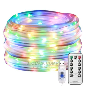 USB Tube Light String 10 Meters 100 Multicoloured Rope Light