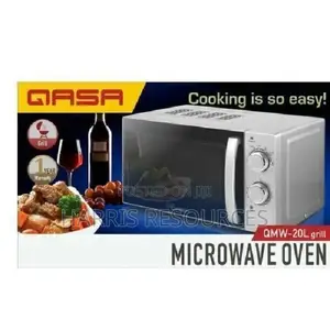 Qasa 20L Microwave Oven With Defrost Grill Function.