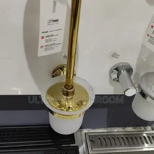 Gold Hanging Toilet Brush