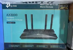 Tp-Link Archer Ax50 Ax3000 Gigabit Dual Band Wi-Fi 6 Router