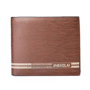 Men's Jinbaolai Leather Wallet - Brown