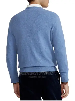 Polo Ralph Lauren Men's Merino v-Neck Polo Pony Logo Jumper