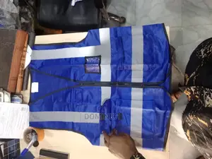 Blue Reflective Jacket Original With Pocket