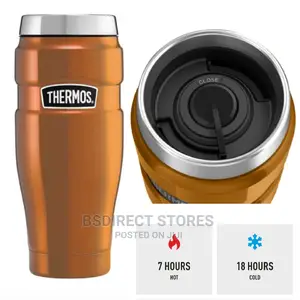 Thermos COPPER Stainless Steel Insulated King Travel Tumbler