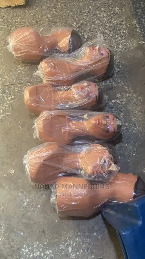 Long Plastic Mannequin Heads