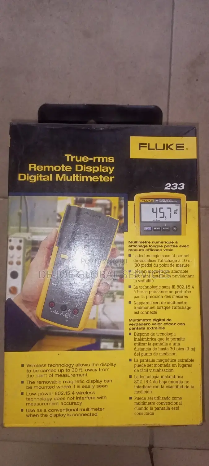 Fluke 233 True-Rms Remote Display Digital Multimeter