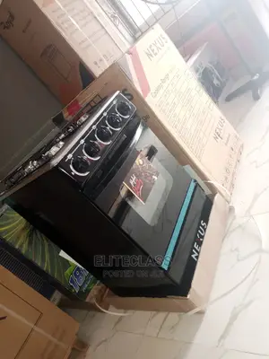 Black Colour Nexus Free Standing Gas Cooker(4gas + Oven)