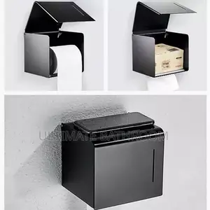 Box Black Tissue Holder