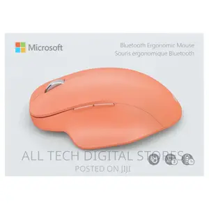 Microsoft Bluetooth Ergonomic Mouse - Coral Pink