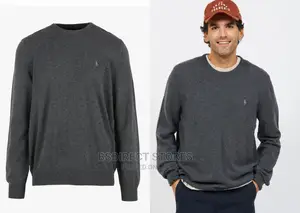 Pony Player Jumper With Embroidered Logo and Crew Neck