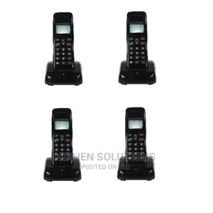 Mobile Wireless Intercom Phone - 4 Extensions Cordless Handsets