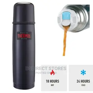 Thermos MIDNIGHT BLUE Light and Compact 0.5L Stainless Flask