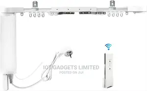 RF Curtain Motor With Remote Control, With Track 2.1m