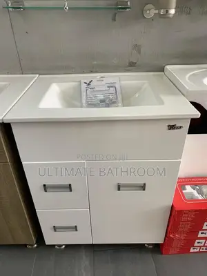 60cm Bathroom White Cabinet