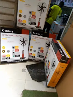 DC and AC Solar Fan