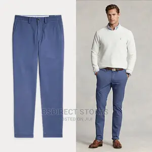 POLO RALPH LAUREN Navy Slim Fit Stretch Pant Casual Trouser