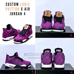 Original Louisvuitton X Air Jordan 4 Retro Available Instore