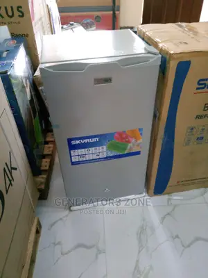 SILVER- Skyrun Refrigerator 90 Liters;SINGLE Door Low Noise