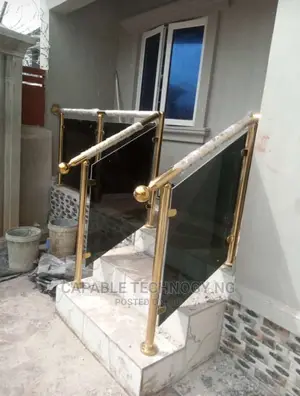 Stainless Gold Handrail’S