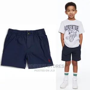 Polo Ralph Lauren Boys Navy Blue Chino Prepster Flex Shorts