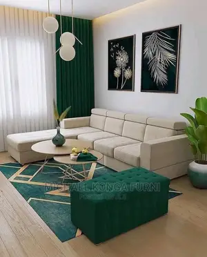 Beautiful L Shape With Ottoman