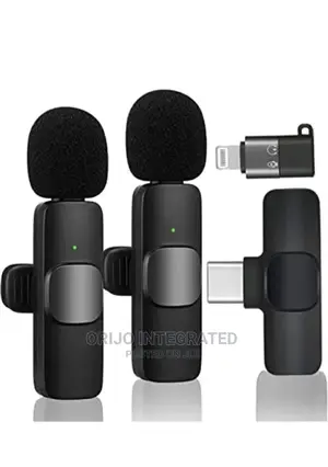 Mini Wireless Dual Microphones for Android/iPhone Devices