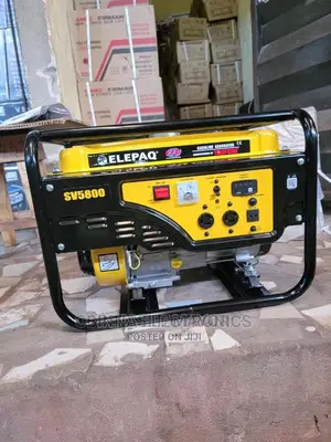 Brand New Elepaq(Sv5800)3.5kva Generator/Manual/100% Copper/