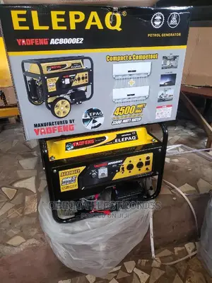 Brand New Elepaq 4.5kva Generator/Key Start/100% Pure Copper