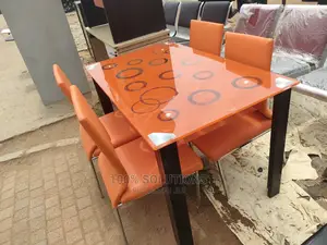 Leather Chair With Standard Table Dinning Sets for Sale