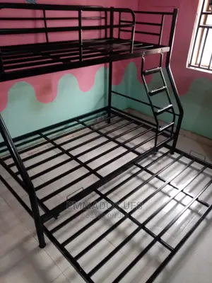 Trio Metal Bed With Pull Out Underneath Bed