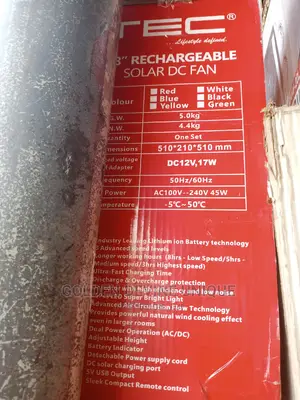 ITEC Rechargeable Fan