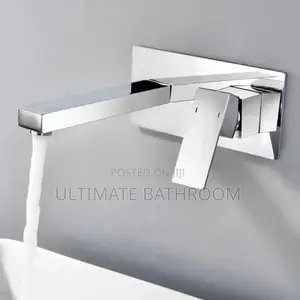 Chrome Wall Mounted Conduit Basin Tap