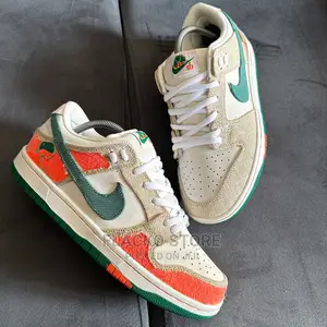 Jarritos X Nike Sb Dunk Low Safety Orange Malachite Sneakers