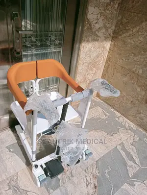 Patients Shifting Toilet Transfer Wheel Chair With Height