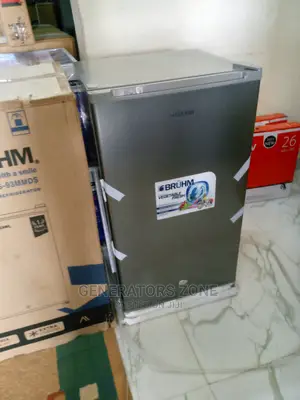 Bruhm BRS 93mmds, Single Door Refrigerator – Silver With Key