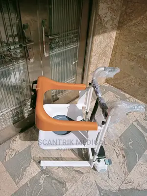 Portable Patient Transfer Lift Chair, Bathroom Wheelchair