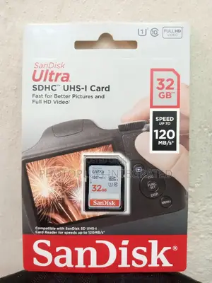 Memory Card . 32gb Sandisk Ultra Sd Memory Card 120mb/S