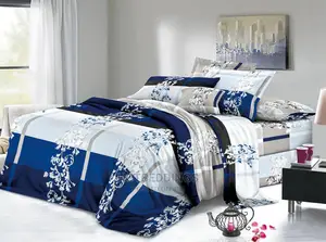 Durable Duvet, Bedsheet With 4 Pillow Cases-6*6