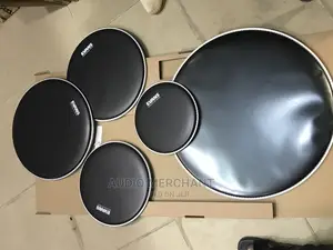 5 Piece Evans Drum Head Black Color
