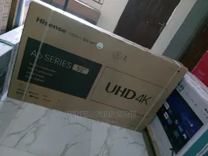 1yr Warranty- Ultra HD Smart Hisense LED TV 55A6H (Black)